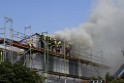 Dachstuhlbrand Koeln Poll Geislarerstr P238